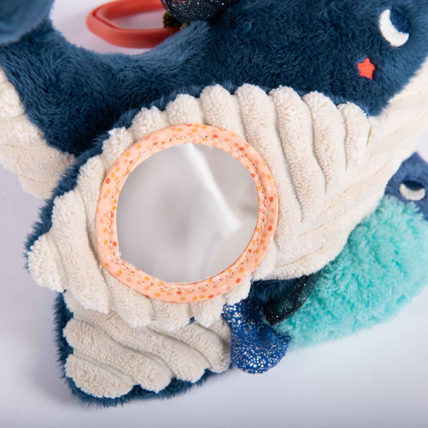 Jucarie muzicala - Balenă muzicală de pluș pentru bebeluşi, 0+ ani | Moulin Roty - 2