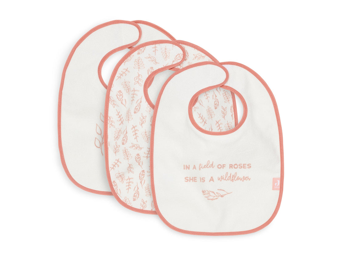 - Bavete impermeabile din frotir – Meadow Rosewood, 3 buc., 0+ ani | Jollein - 1