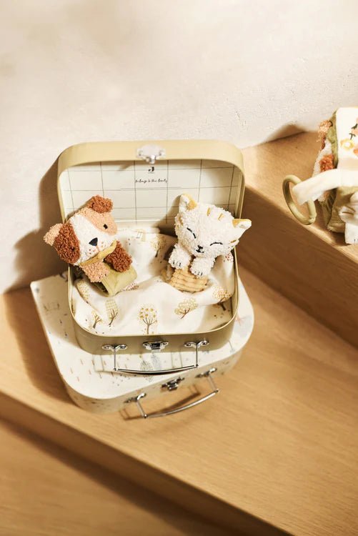 Jucării senzoriale - Brățară zornăitoare pentru bebeluși - Căţeluşul Mick, 0+ ani | Jollein - 4