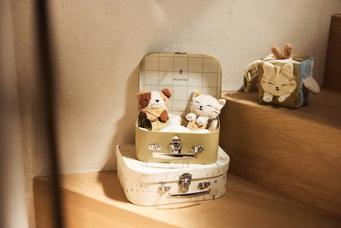 Jucării senzoriale - Brățară zornăitoare pentru bebeluși - Pisicuţa Charlie, 0+ ani | Jollein - 5