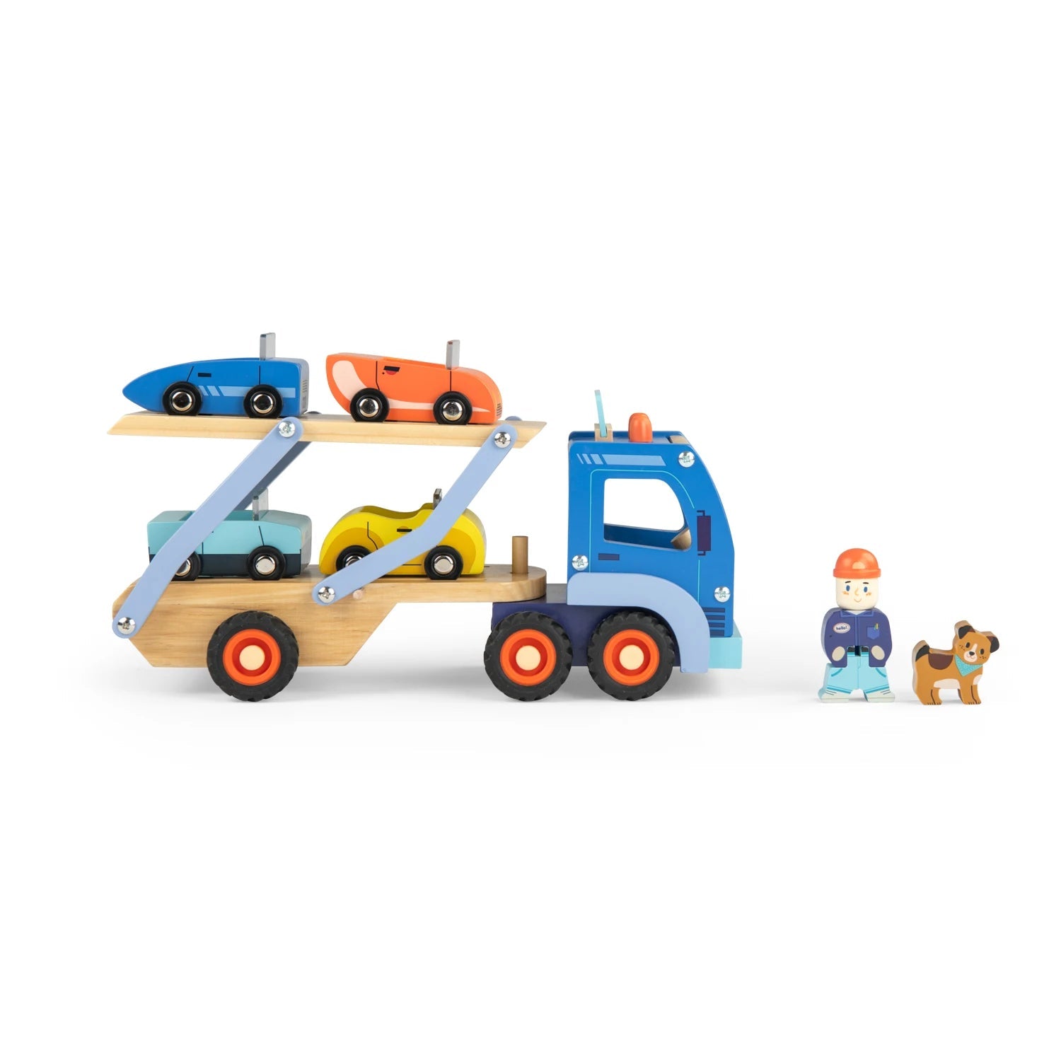 Vehicule de jucărie - Camion transport auto, Avenue du Moulin, 3+ ani | Moulin Roty - 14