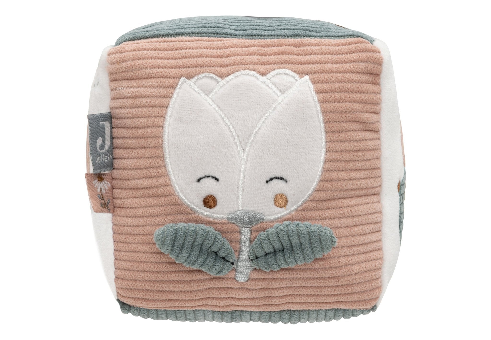 Jucarii de plus - Cub senzorial din pluş cu activităţi - Lovely Birds, 0+ ani | Jollein - 9