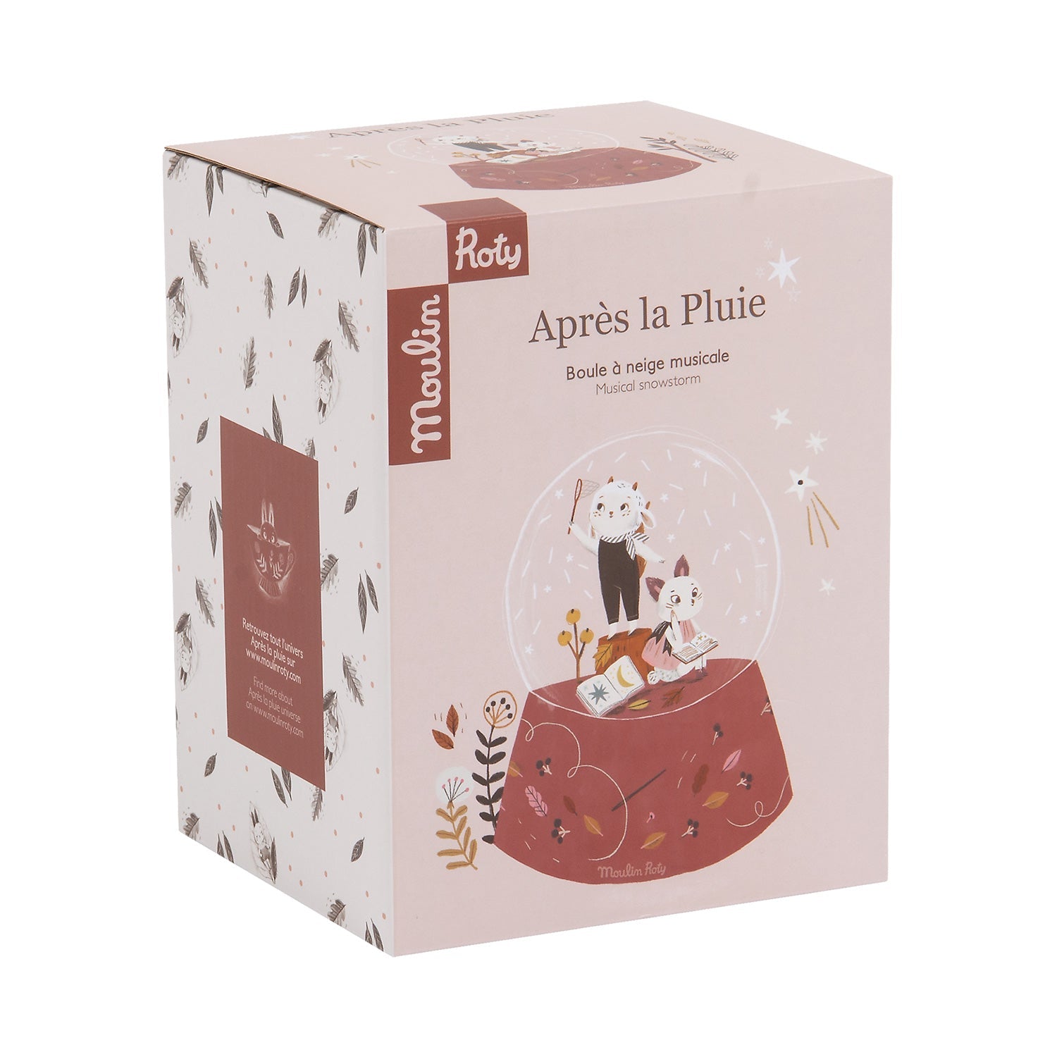 Cutie muzicală Glob de zăpadă "Après la pluie" | Moulin Roty - Moulin Roty - EmmaSiLuna.ro