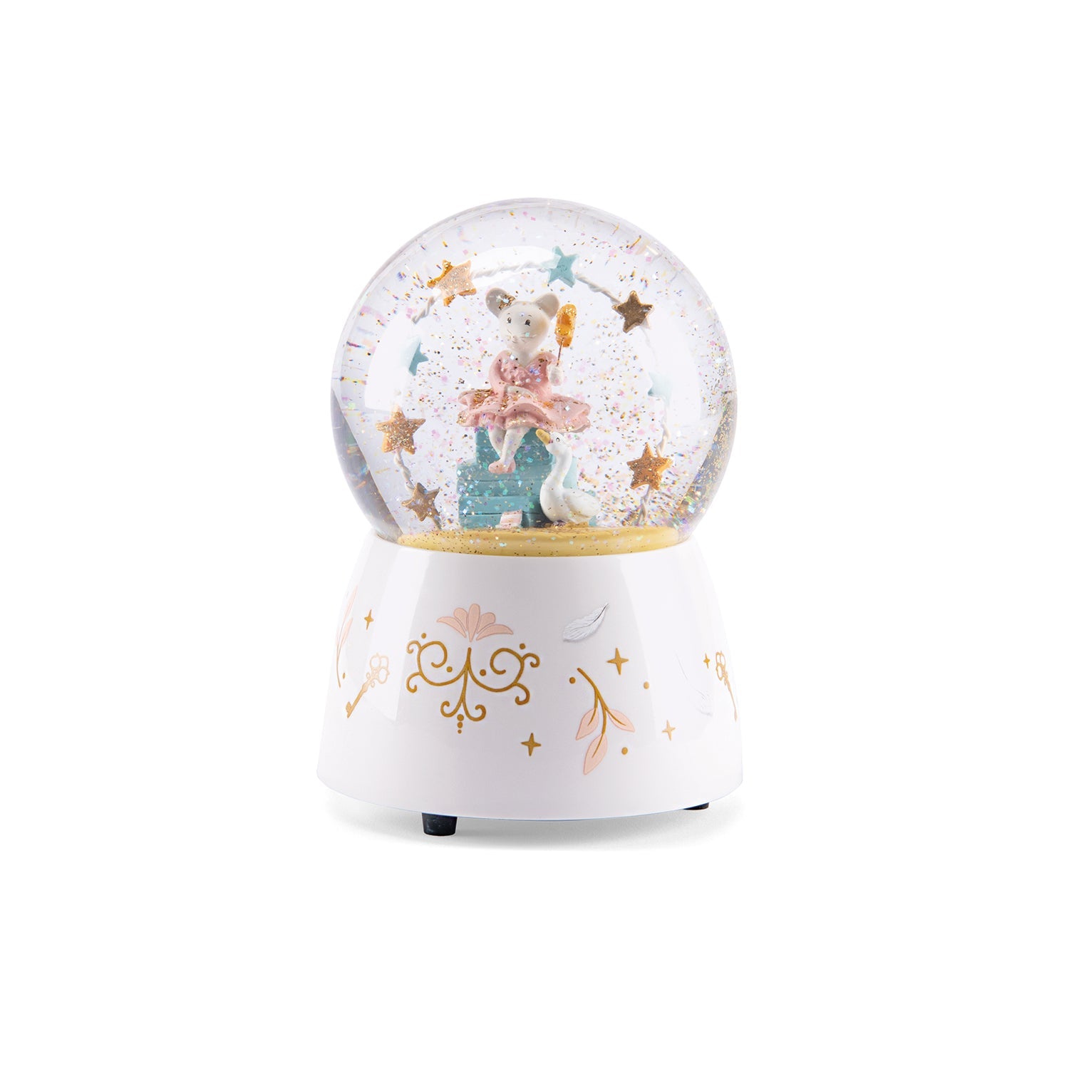 Cutiuţe şi globuri muzicale - Cutie muzicală Glob de zăpadă - La petite école de danse, 3+ ani | Moulin Roty - 1