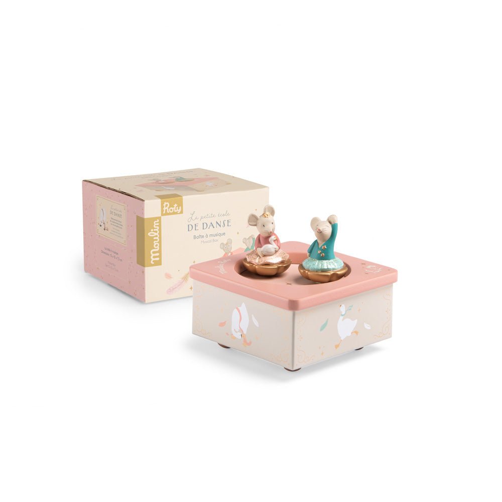 Cutiuţe şi globuri muzicale - Cutiuţă muzicală cu 2 figurine magnetice - La Petite Ecole de Danse, 3+ ani | Moulin Roty - 3