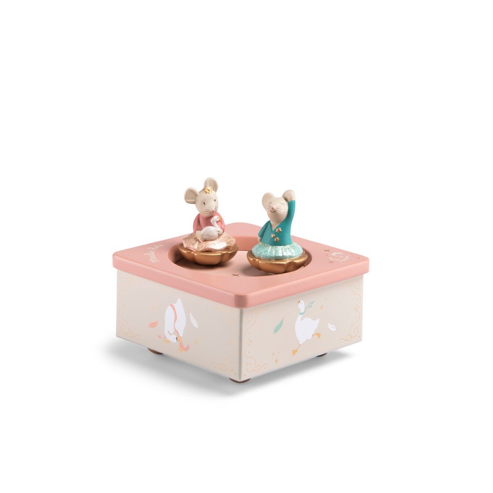 Cutiuţe şi globuri muzicale - Cutiuţă muzicală cu 2 figurine magnetice - La Petite Ecole de Danse, 3+ ani | Moulin Roty - 1