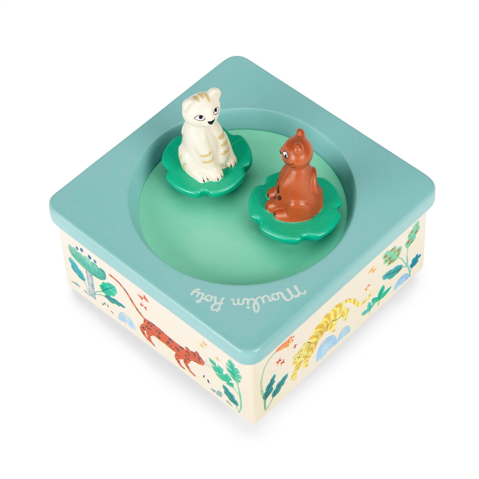 Cutiuţe şi globuri muzicale - Cutiuţă muzicală cu 2 figurine magnetice - Pădurea Mawa , 3+ ani | Moulin Roty - 3