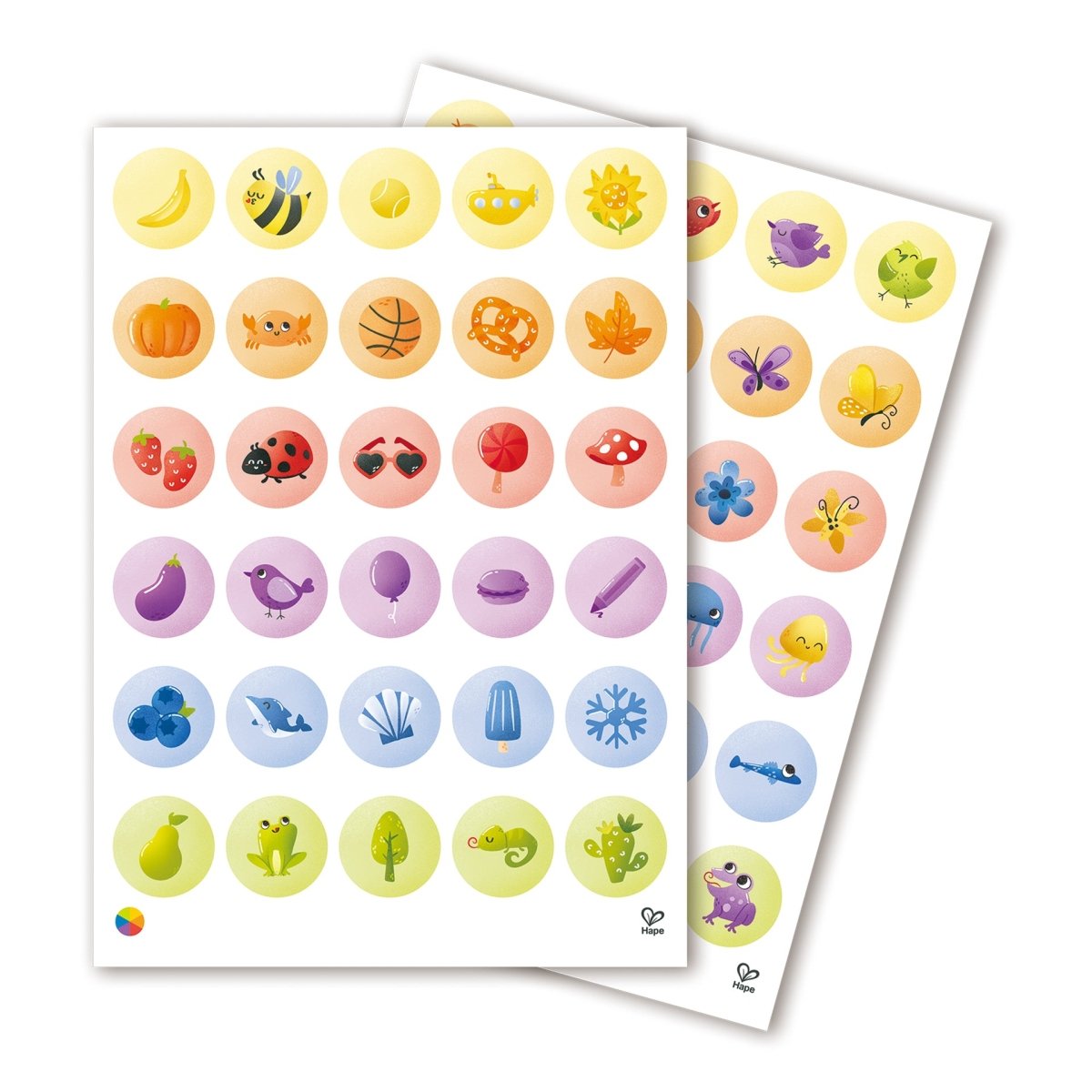Hape - Joc creativ – Creioane cerate și activități de colorat, 18 piese, 2+ ani | Hape-6