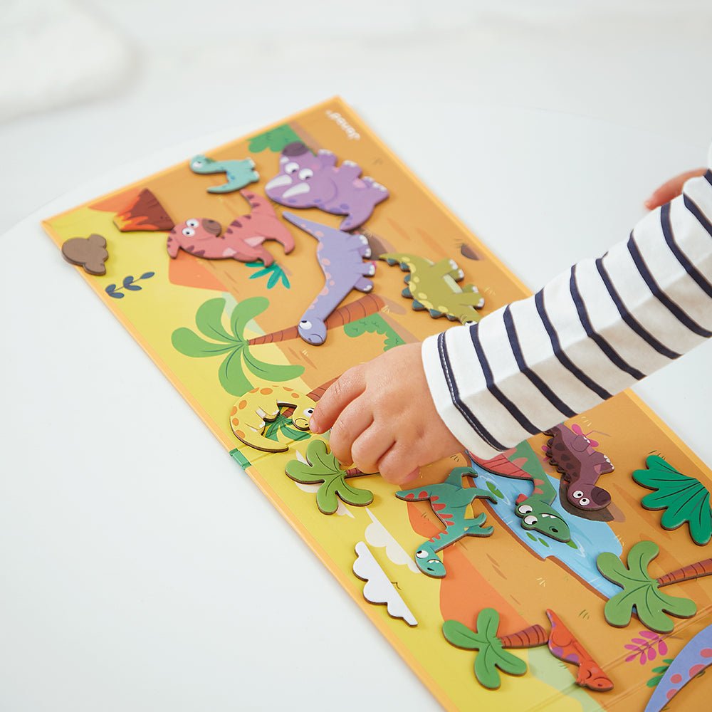 Jocuri şi jucării creative - Joc creativ cu magneți Magneti’stories - Dinozauri, 3+ ani | Janod - 7