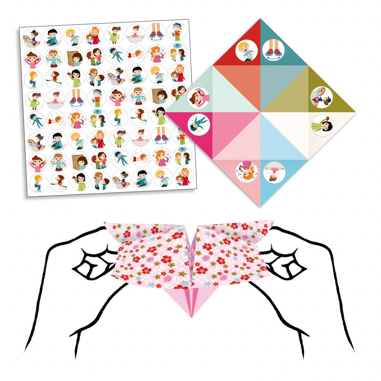 Jucarii creative - Joc creativ Initiere origami Solnite, 6 - 10 ani | Djeco - 5