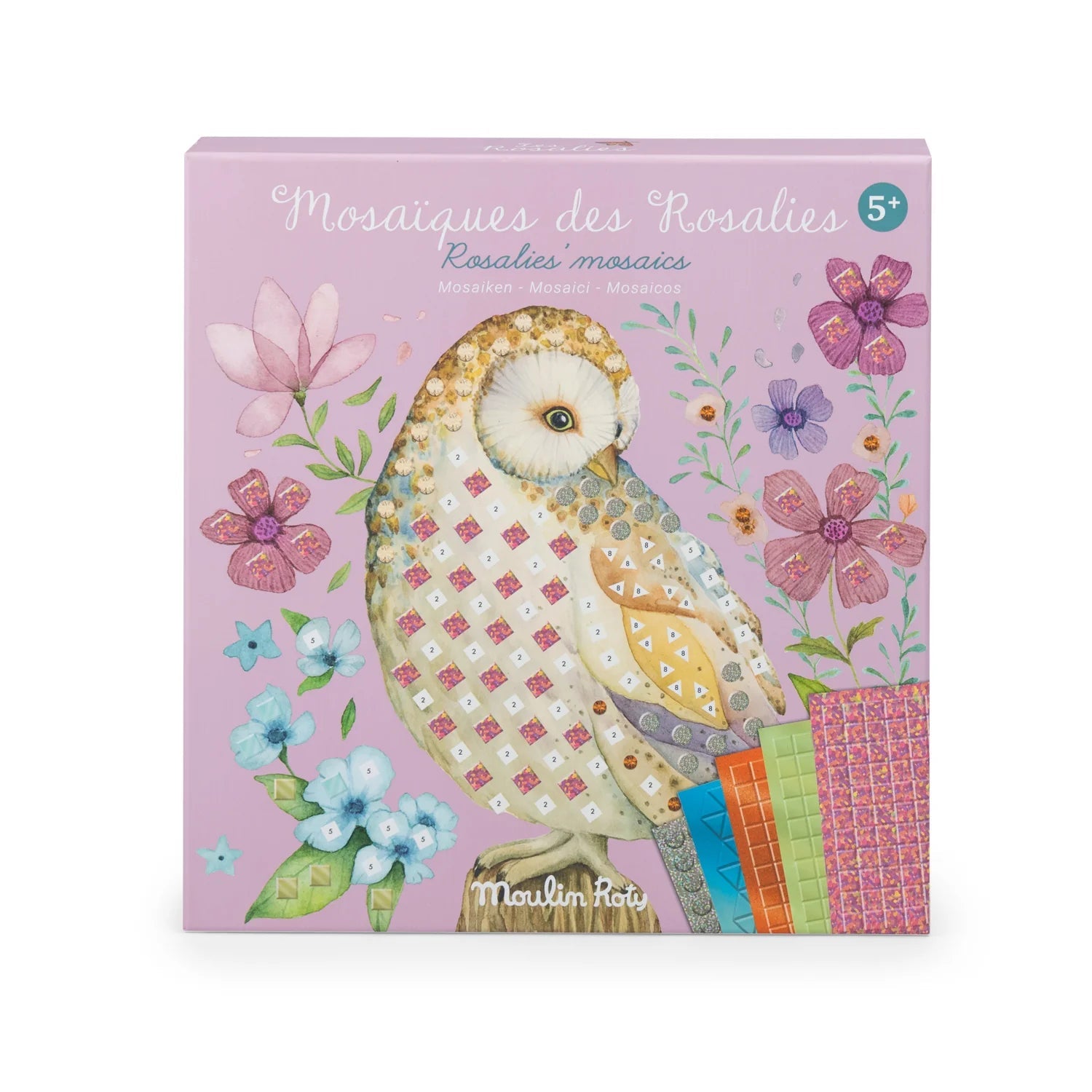Jocuri şi jucării creative - Joc creativ mozaic - Les Rosalies, 5+ ani | Moulin Roty - 8