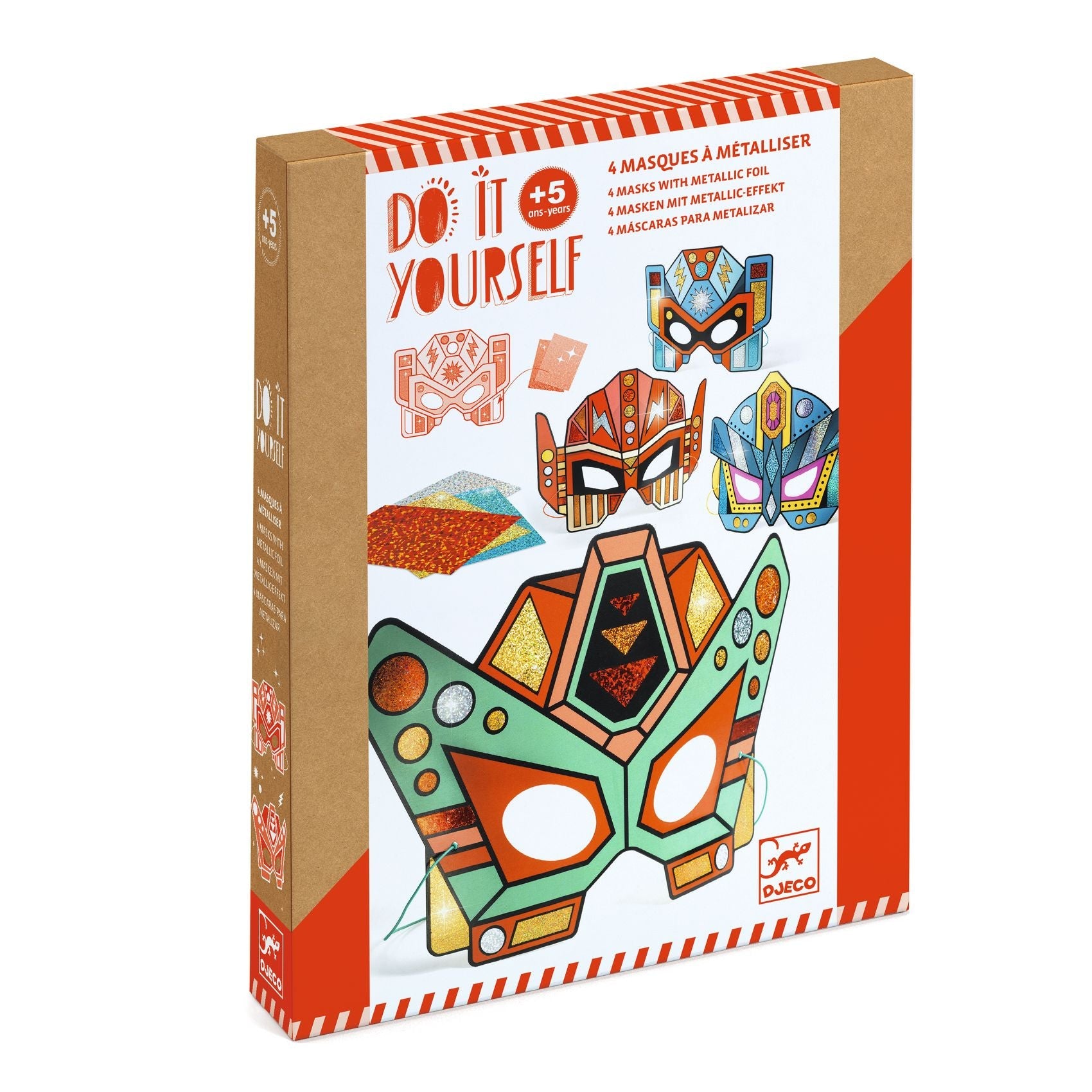 Joc de indemanare - Joc de creaţie DIY Măşti roboţi | Djeco - 7