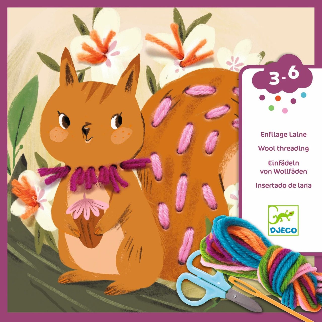 Joc de indemanare - Joc de creaţie Introducere în broderie | Djeco - 5