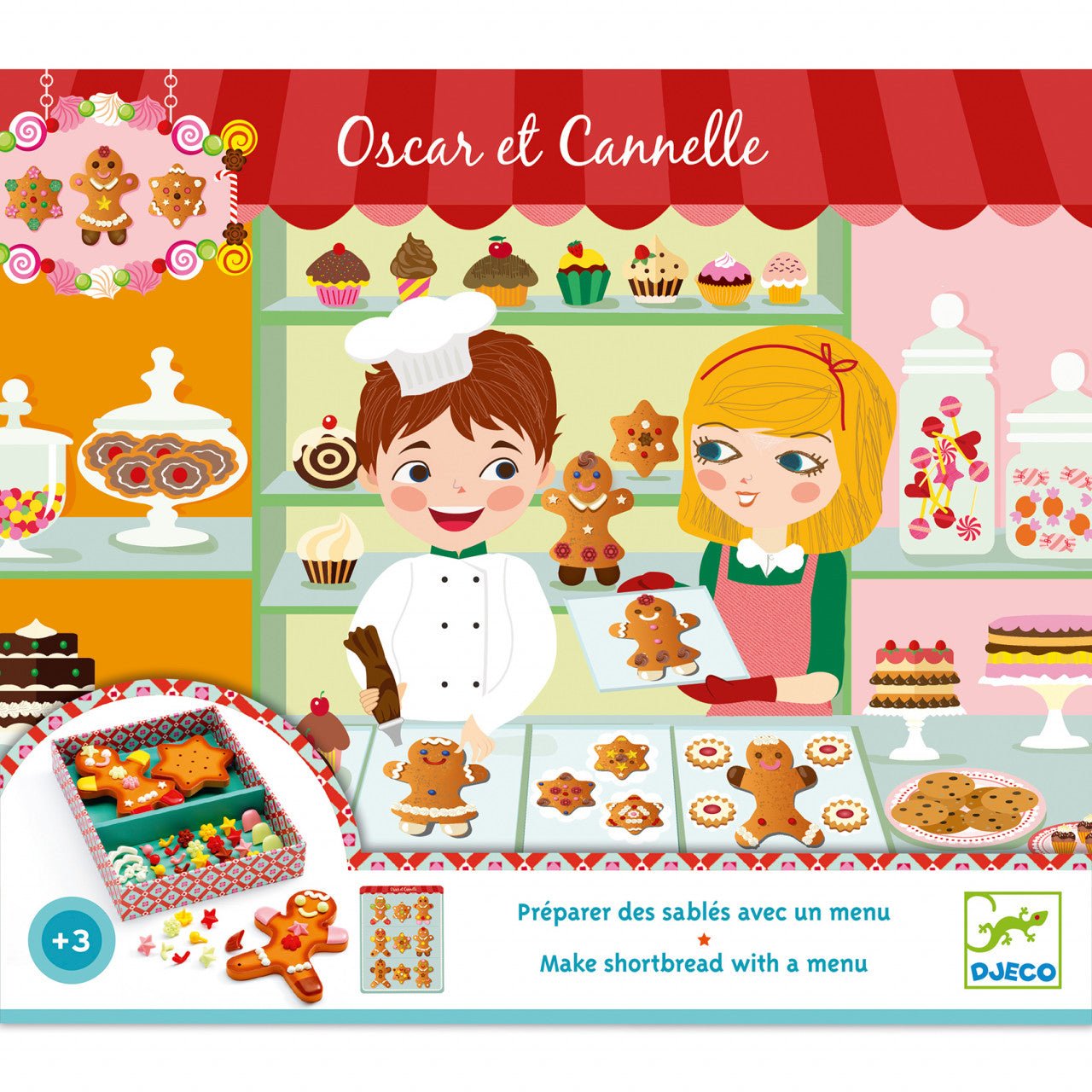 Accesorii bucatarie copii - Joc de rol Set de patiserie Oscar și Cannelle | Djeco - 7