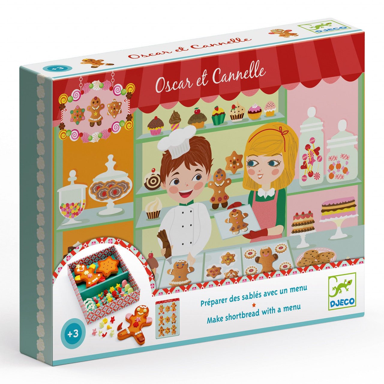 Accesorii bucatarie copii - Joc de rol Set de patiserie Oscar și Cannelle | Djeco - 1