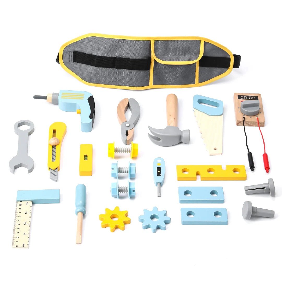 Jocuri şi jucării de rol - Joc de rol - Trusă de scule "Micul meşter", 25 piese, 3+ ani | UMU Toys - 1