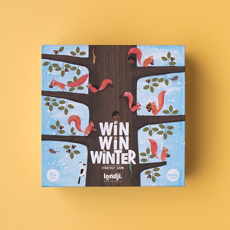 Joc de strategie "Win Win Winter - Fuga prin pădure după mâncare" | Londji - Londji - EmmaSiLuna.ro