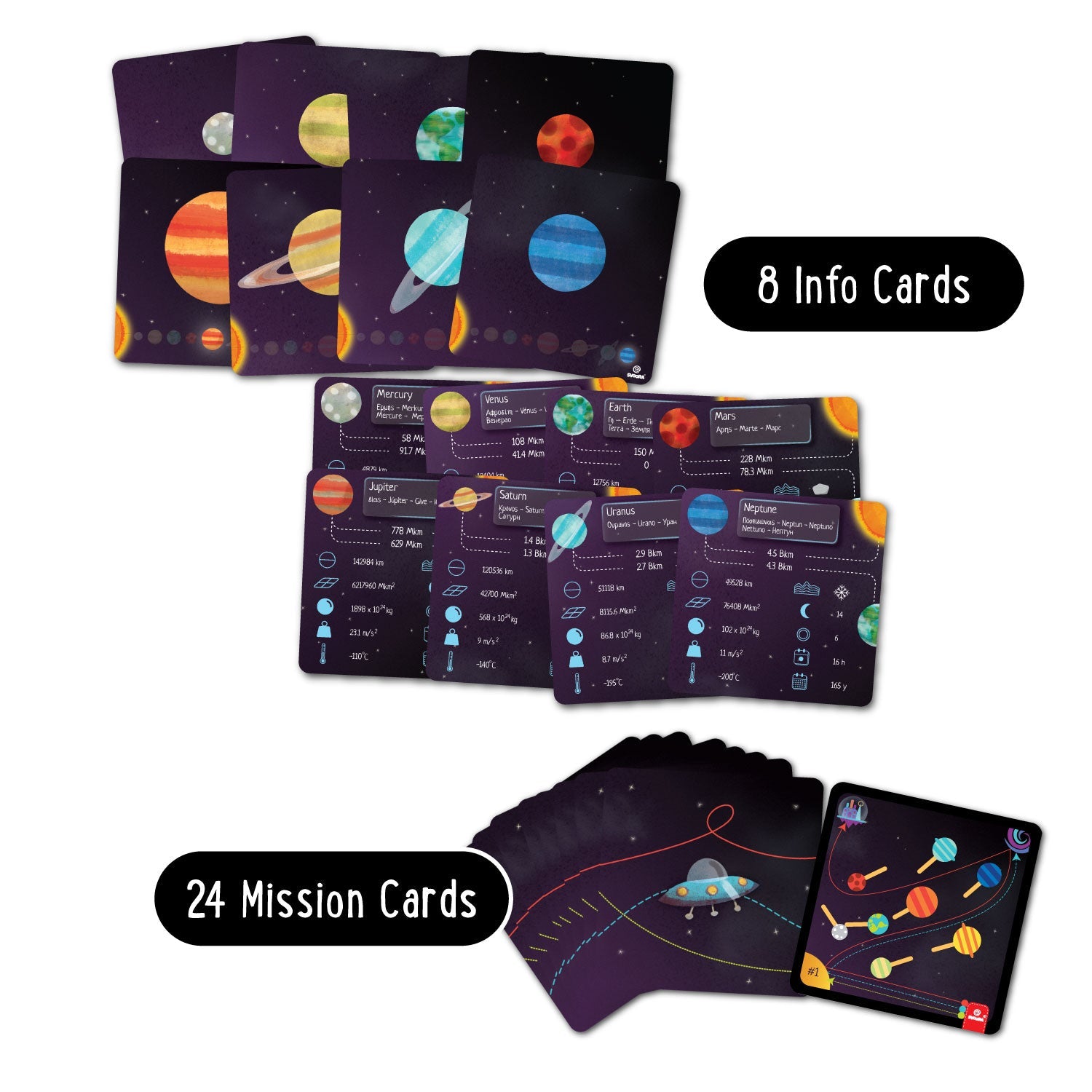 Joc educativ - Joc educativ cu titirezi Misiuni intergalactice | Svoora - 5