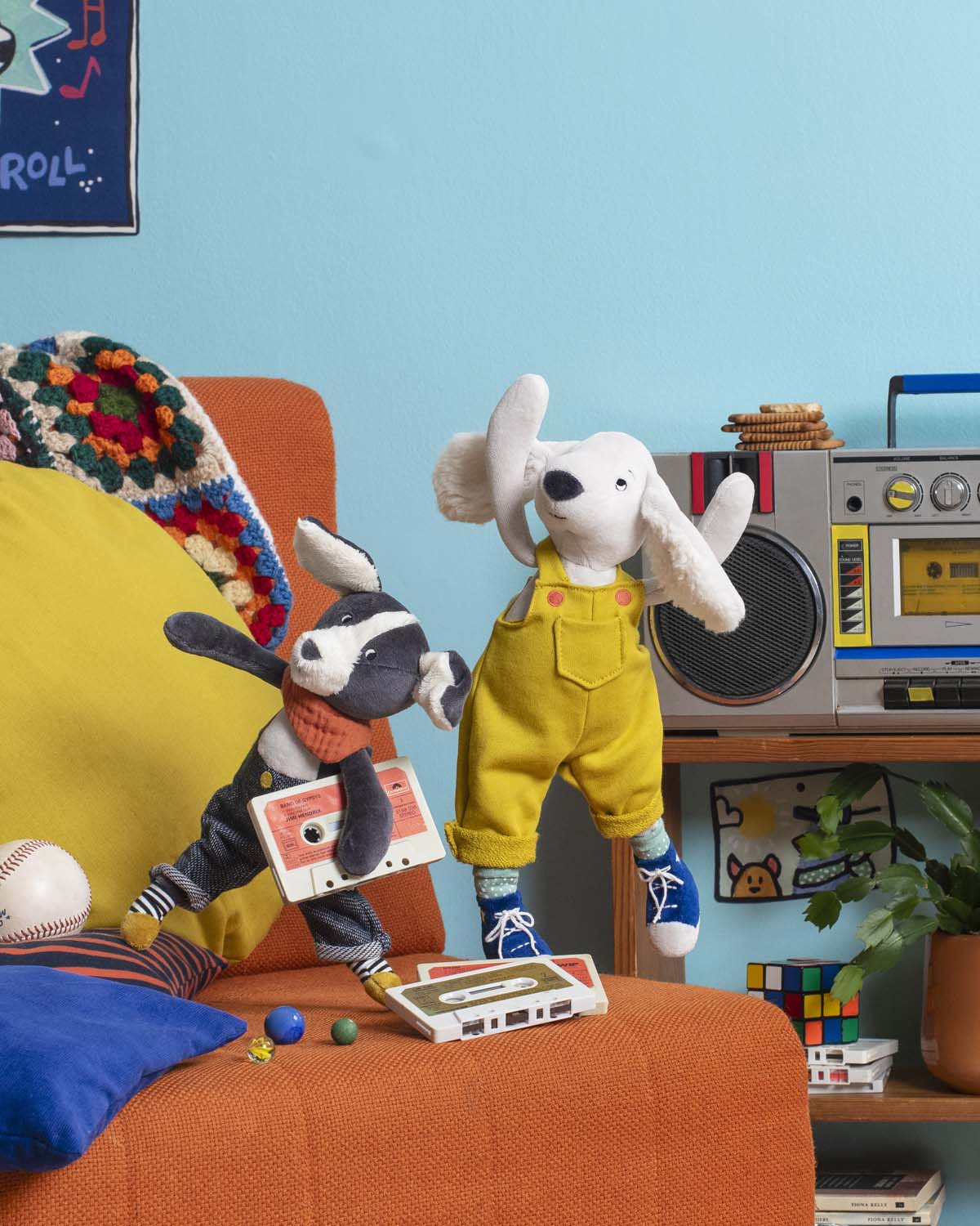Jucarii de plus - Jucărie de pluş - Cățelul Pilou, Puce & Pilou | Moulin Roty - 5