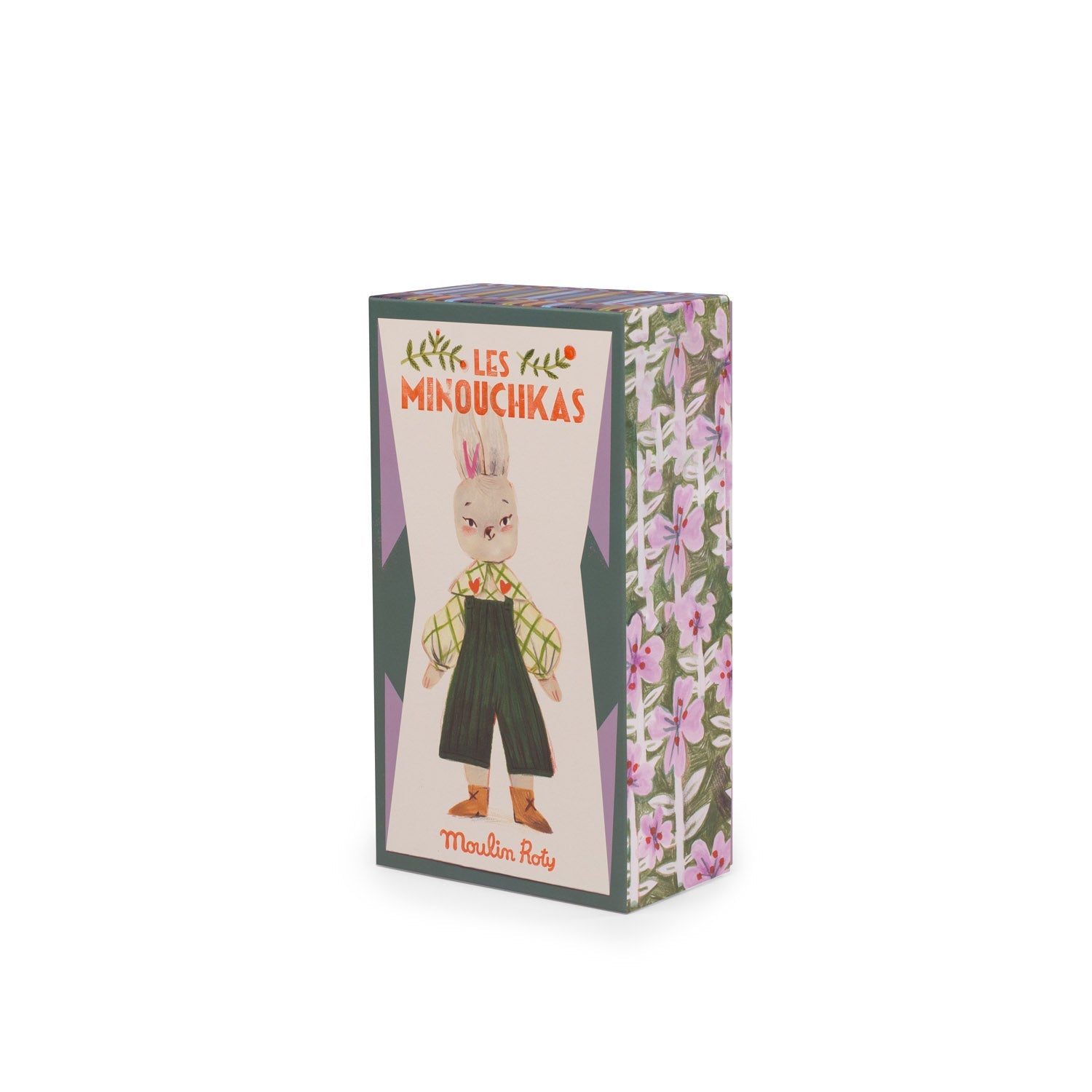 Jucărie de pluş - Iepuraşul Nine "Les Minouchkas" | Moulin Roty - Moulin Roty - EmmaSiLuna.ro