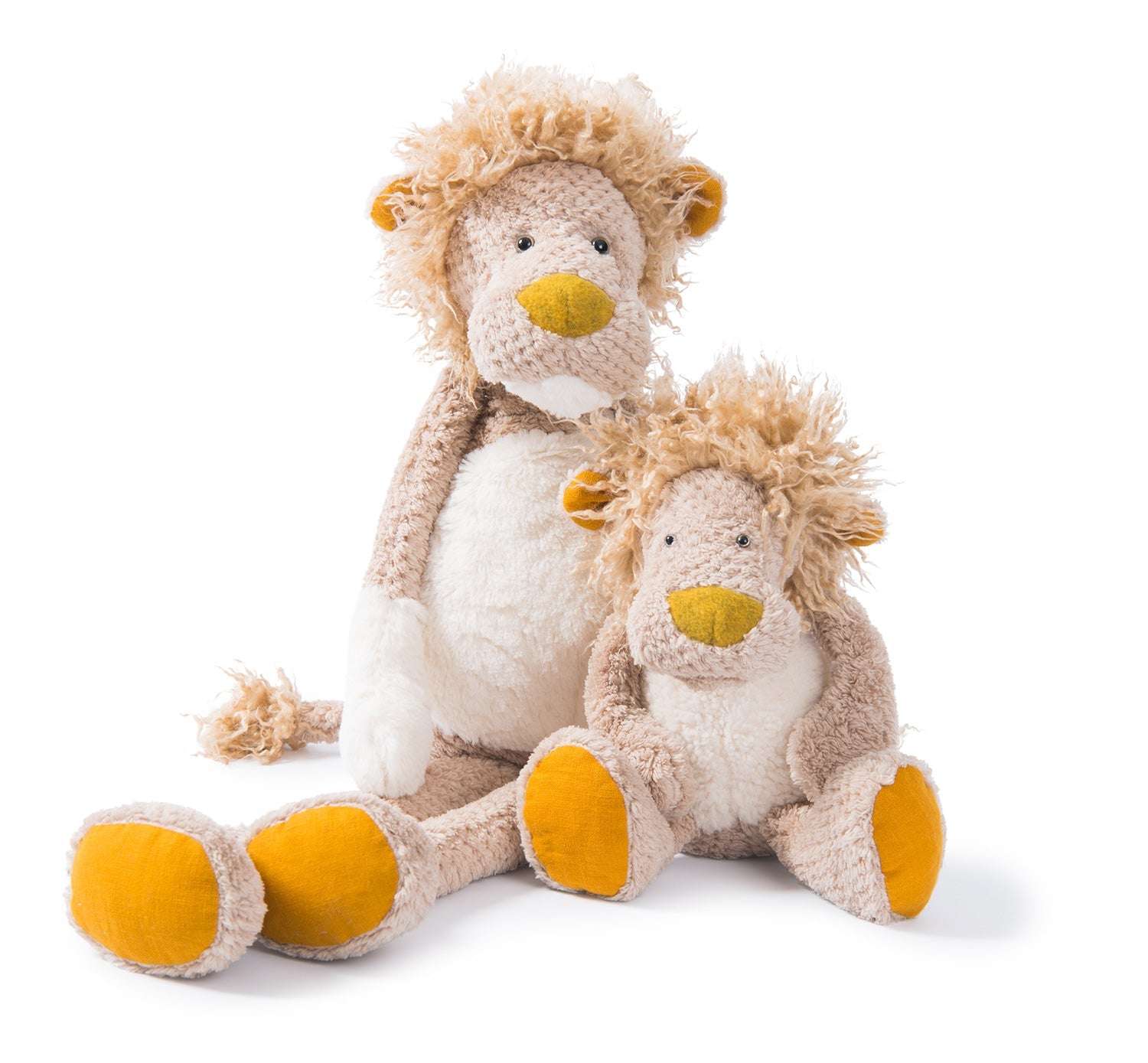 Jucărie de pluş în formă de leu "Les Baba Bou" | Moulin Roty - Moulin Roty - EmmaSiLuna.ro