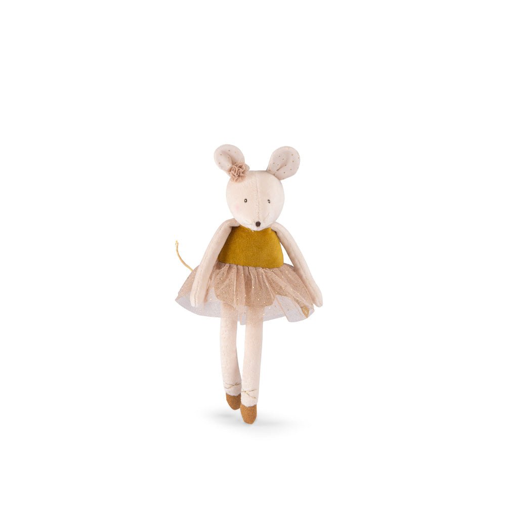 Jucării de pluş - Jucărie de pluș - Mica şoricică aurie, 0+ ani | Moulin Roty - 3
