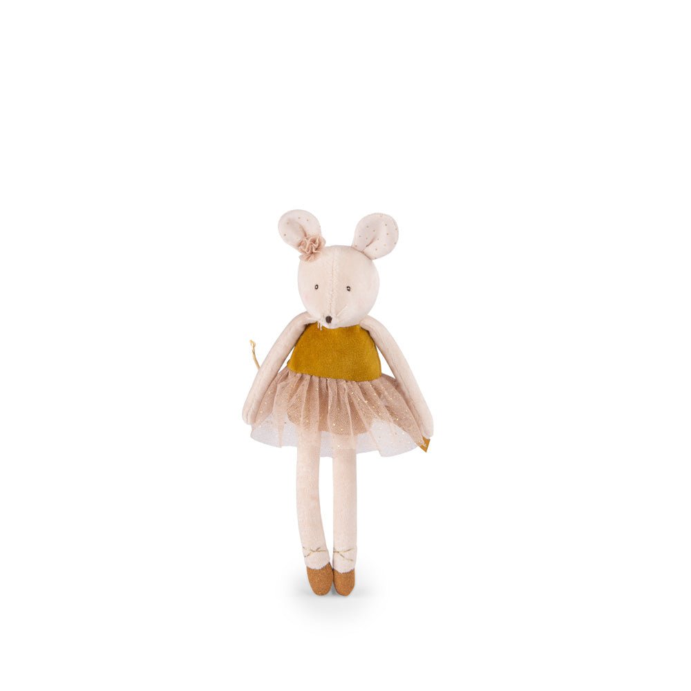 Jucării de pluş - Jucărie de pluș - Mica şoricică aurie, 0+ ani | Moulin Roty - 1