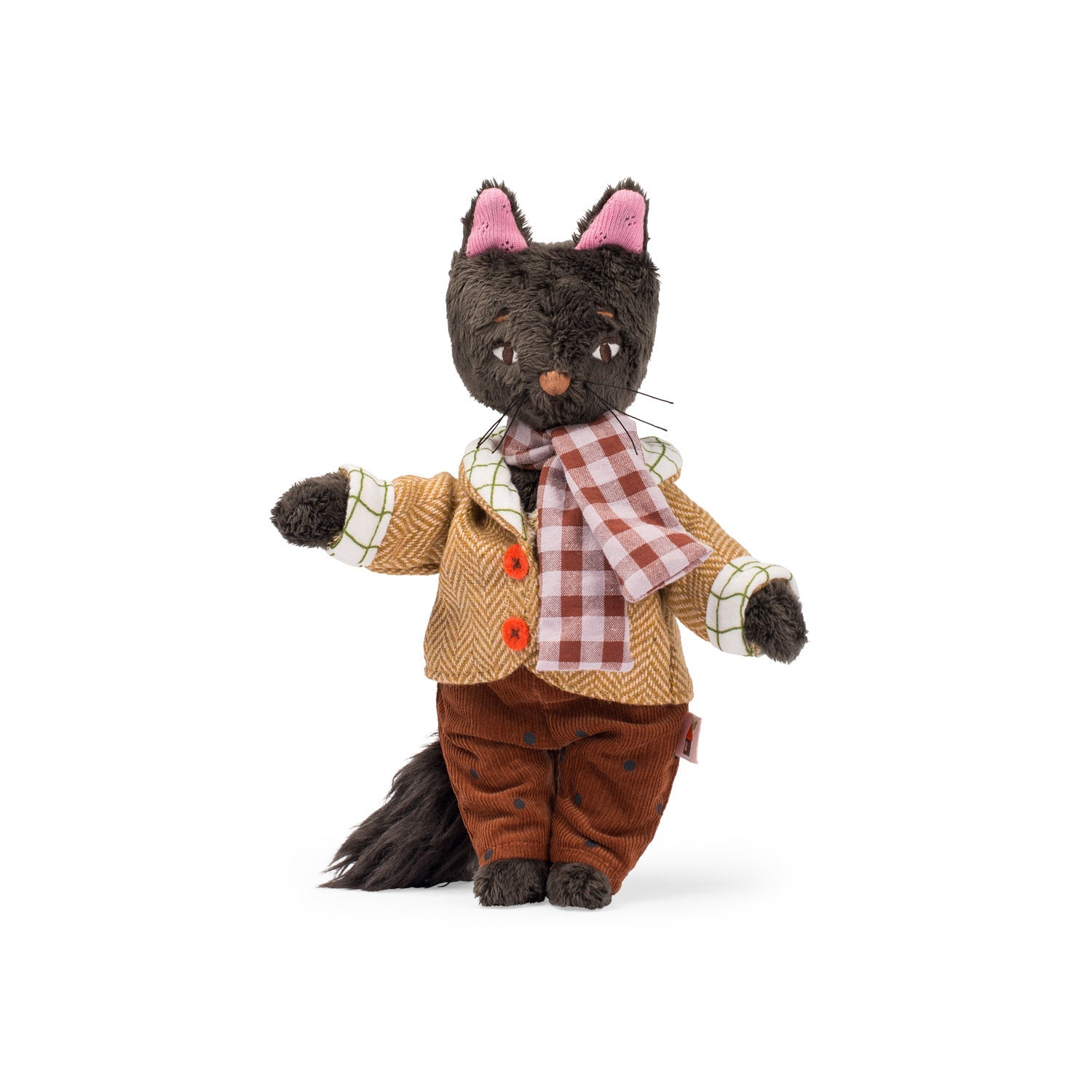 Jucării de pluş - Jucărie de pluş - Motanul Léon "Les Minouchkas", 1+ ani | Moulin Roty - 3