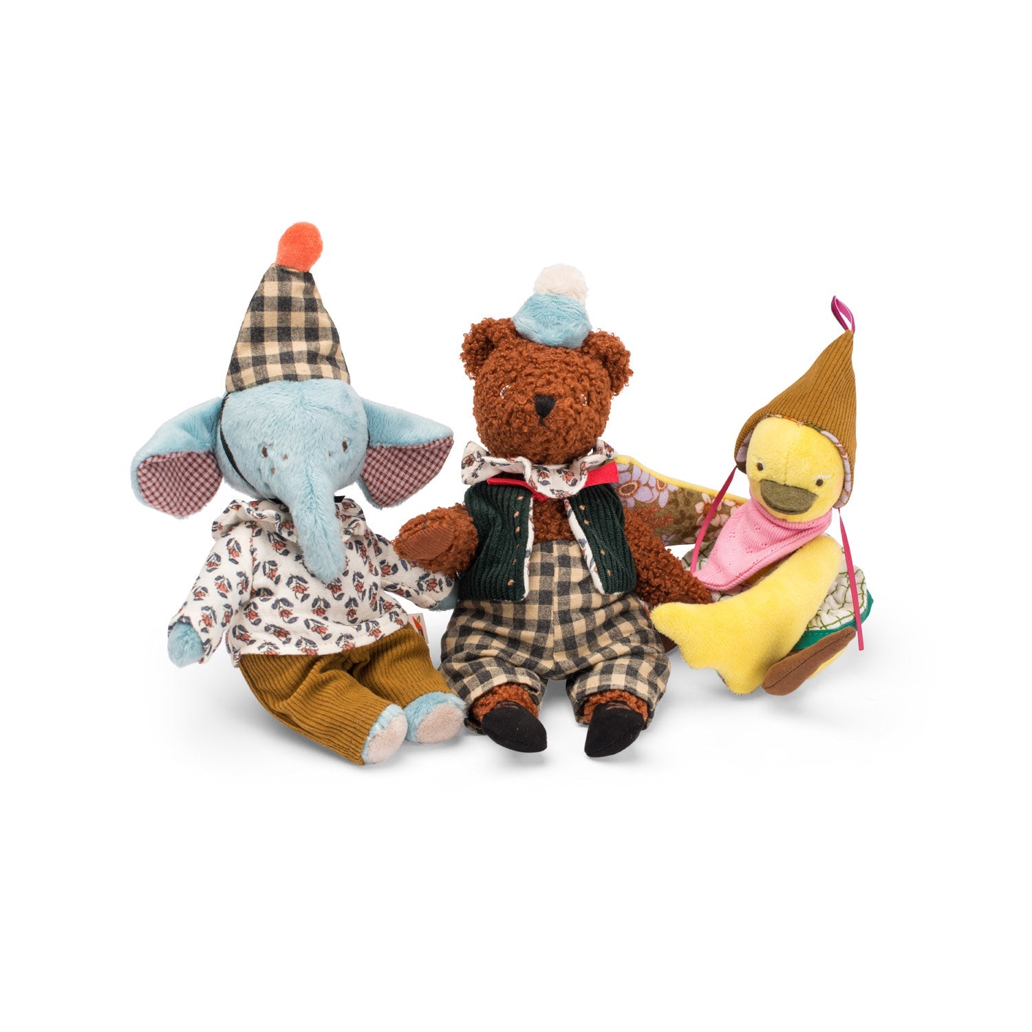 Jucărie de pluş - Răţuşca Rita "Les Minouchkas" | Moulin Roty - Moulin Roty - EmmaSiLuna.ro