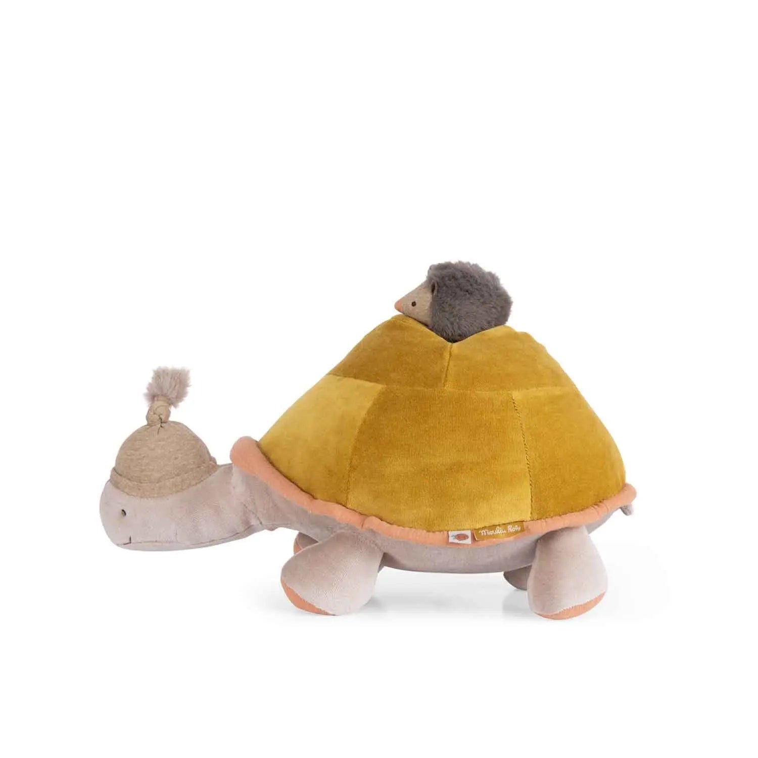Jucărie senzorială bebe Broasca ţestoasă cu activităţi, Moulin Roty de la Moulin Roty
