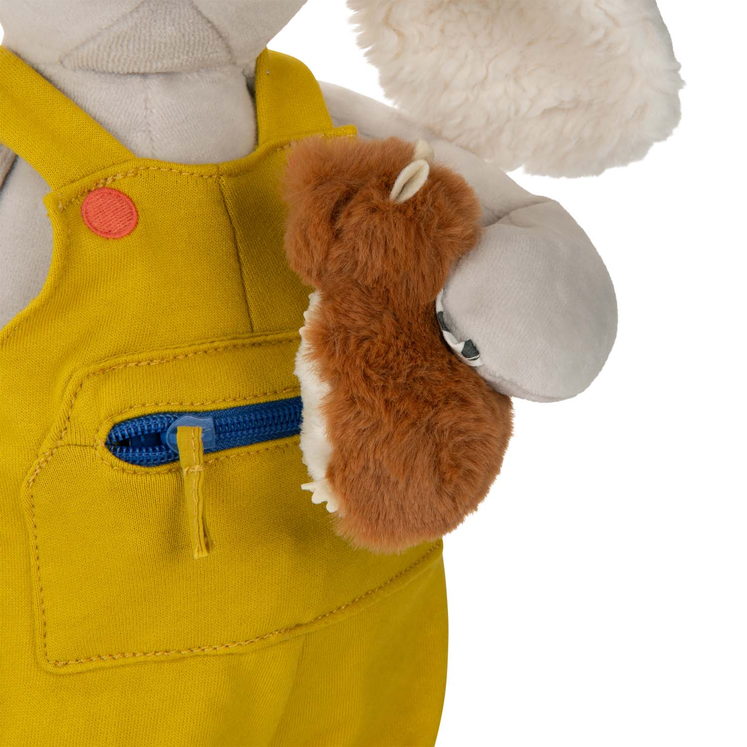 Jucarii de plus - Jucărie de pluş senzorială cu activităţi pentru bebeluşi - Căţelul Pilou, Puce & Pilou | Moulin Roty - 6