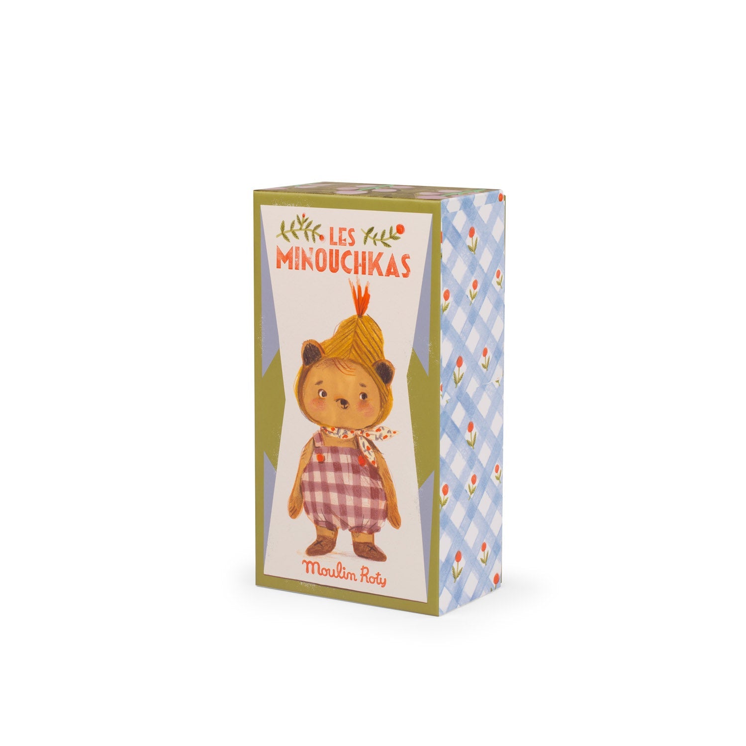 Jucărie de pluş - Ursuleţul Émile "Les Minouchkas" | Moulin Roty - Moulin Roty - EmmaSiLuna.ro