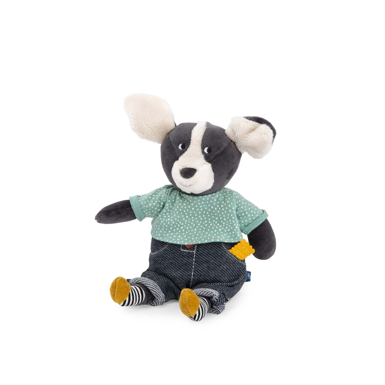 Jucarie muzicala - Jucărie muzicală de pluş - Căţeluşul Puce, 0+ ani | Moulin Roty - 4