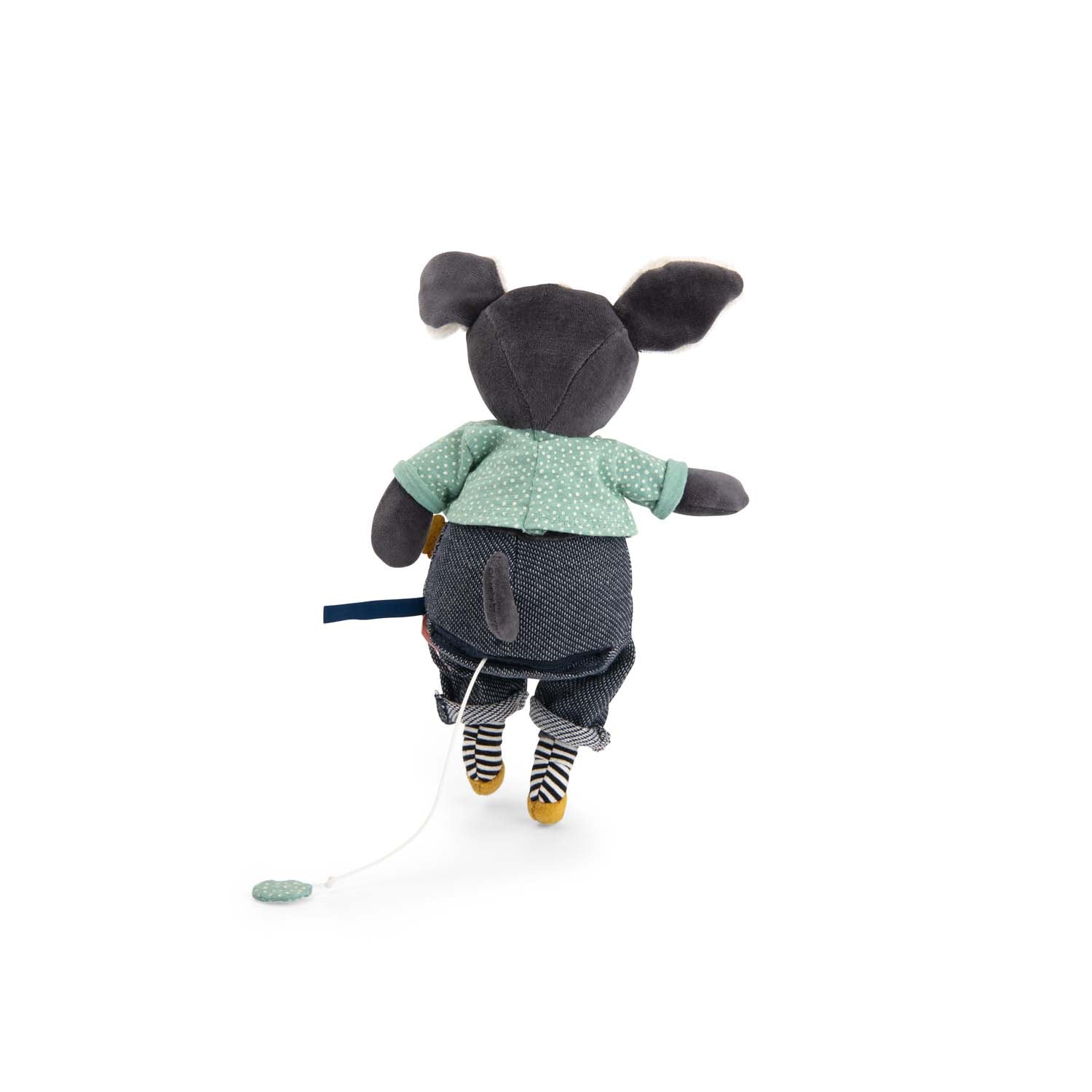 Jucarie muzicala - Jucărie muzicală de pluş - Căţeluşul Puce, 0+ ani | Moulin Roty - 5