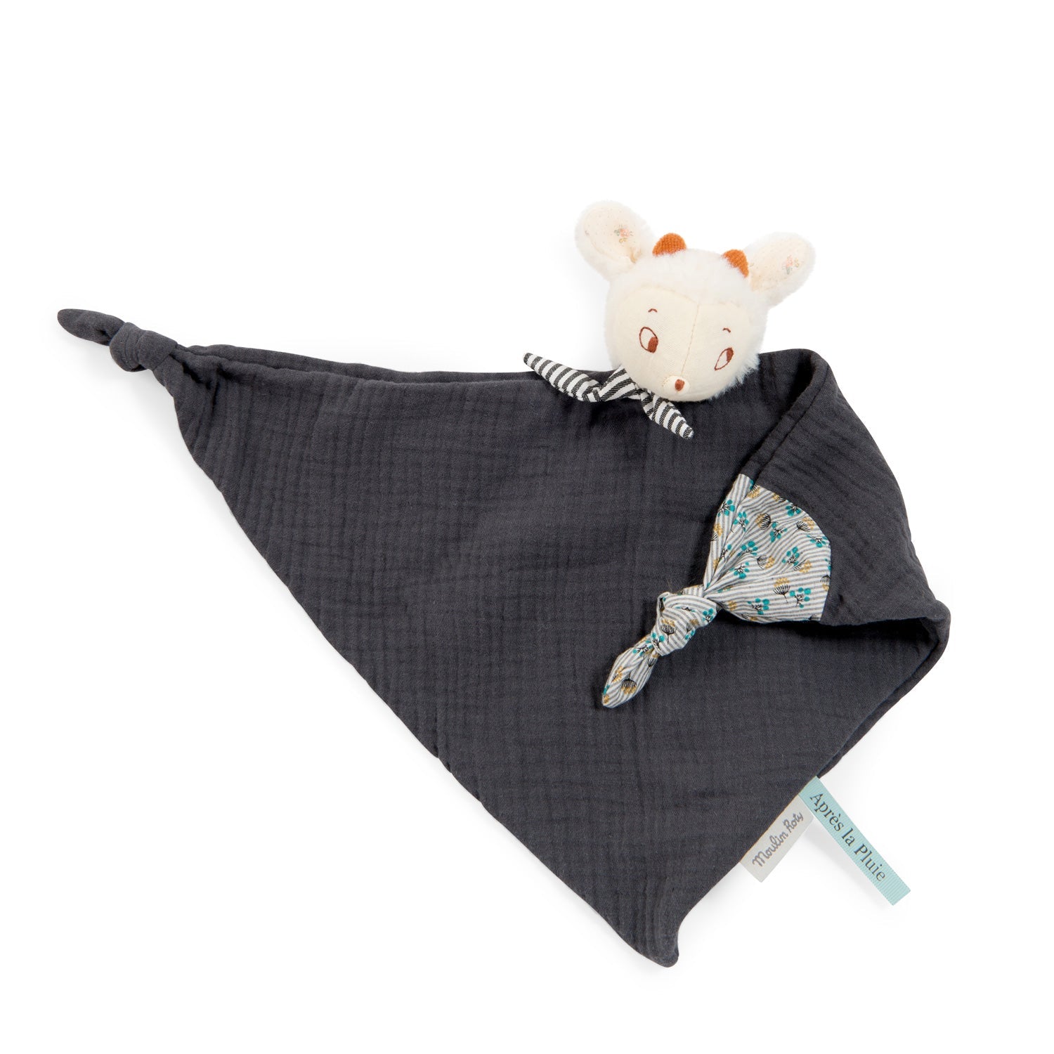 Păturică de confort - Jucărie păturică de confort bebe - Oiţa Nuage, 0+ ani | Moulin Roty - 3