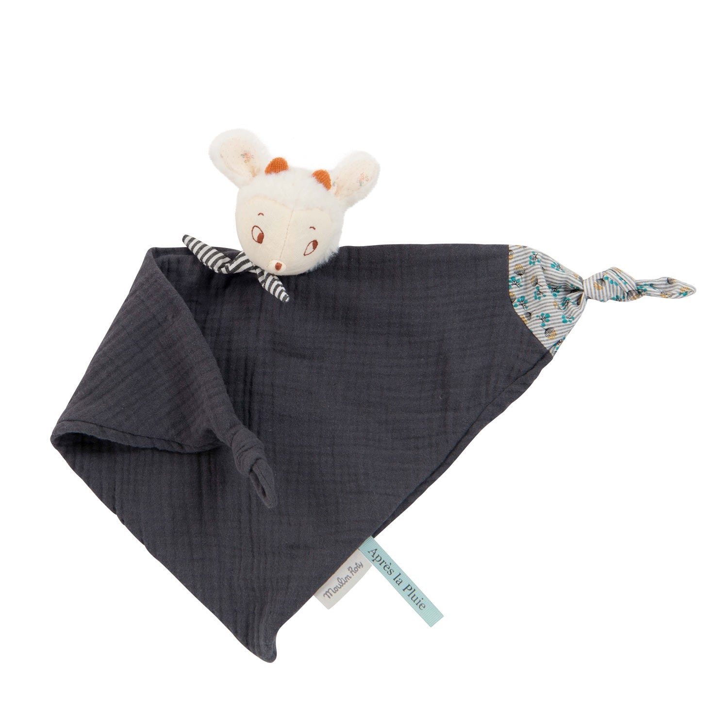 Păturică de confort - Jucărie păturică de confort bebe - Oiţa Nuage, 0+ ani | Moulin Roty - 1