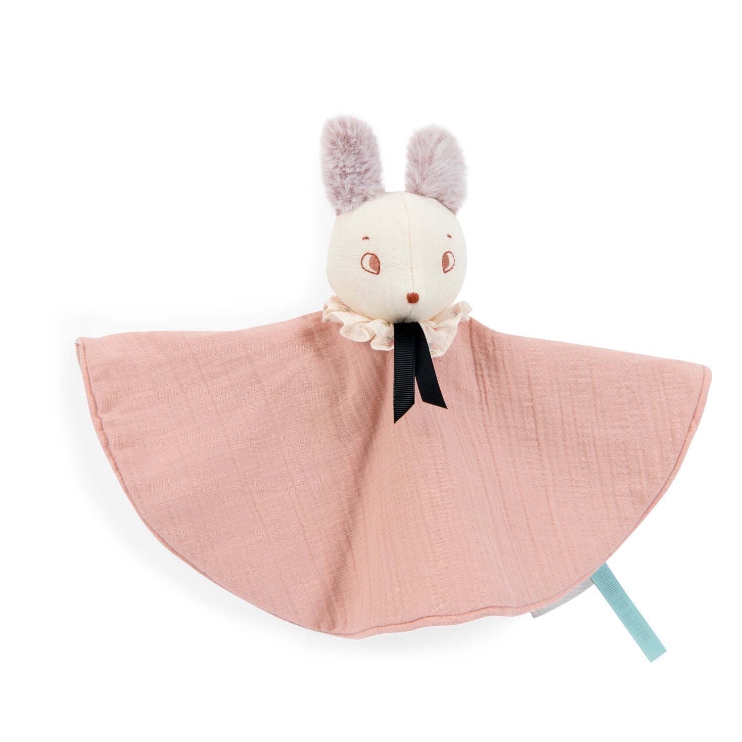 Păturică de confort - Jucărie păturică de confort bebe - Şoricica Brume, 0+ ani | Moulin Roty - 1