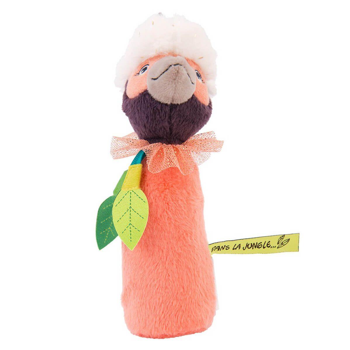 Jucării senzoriale - Jucărie zornăitoare pentru bebeluși – Pasărea Paloma, 0+ ani | Moulin Roty - 2