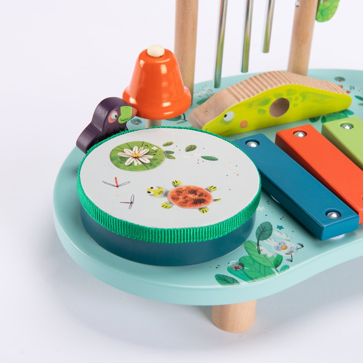 Masă muzicală multifuncțională "Dans la Jungle" | Moulin Roty - Moulin Roty - EmmaSiLuna.ro