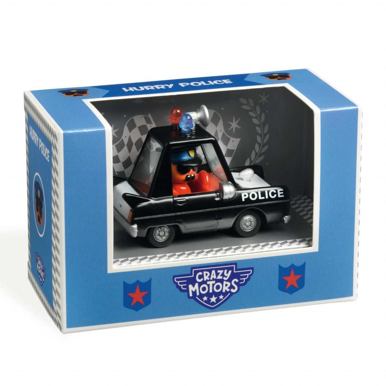 Vehicule - Maşină de poliţie Crazy Motors | Djeco - 2