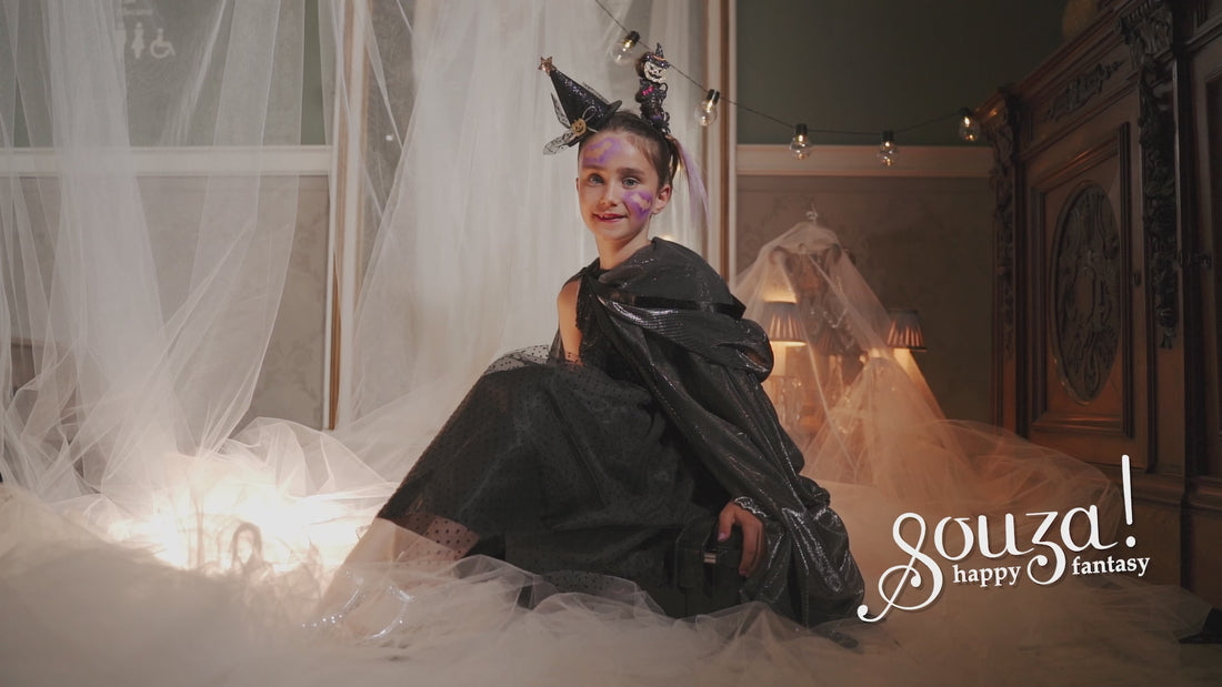 Pelerină de vrăjitoare "Mathilde", 3-4 ani | Souza!