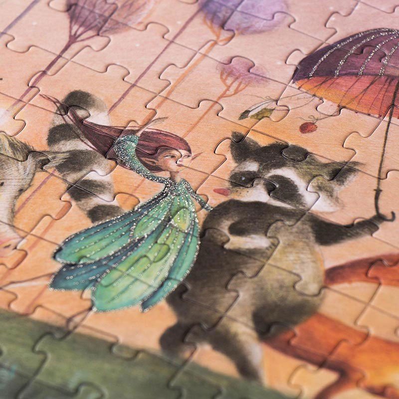Puzzle cu sclipici pentru copii "Unicornul meu" | Londji - Londji - EmmaSiLuna.ro