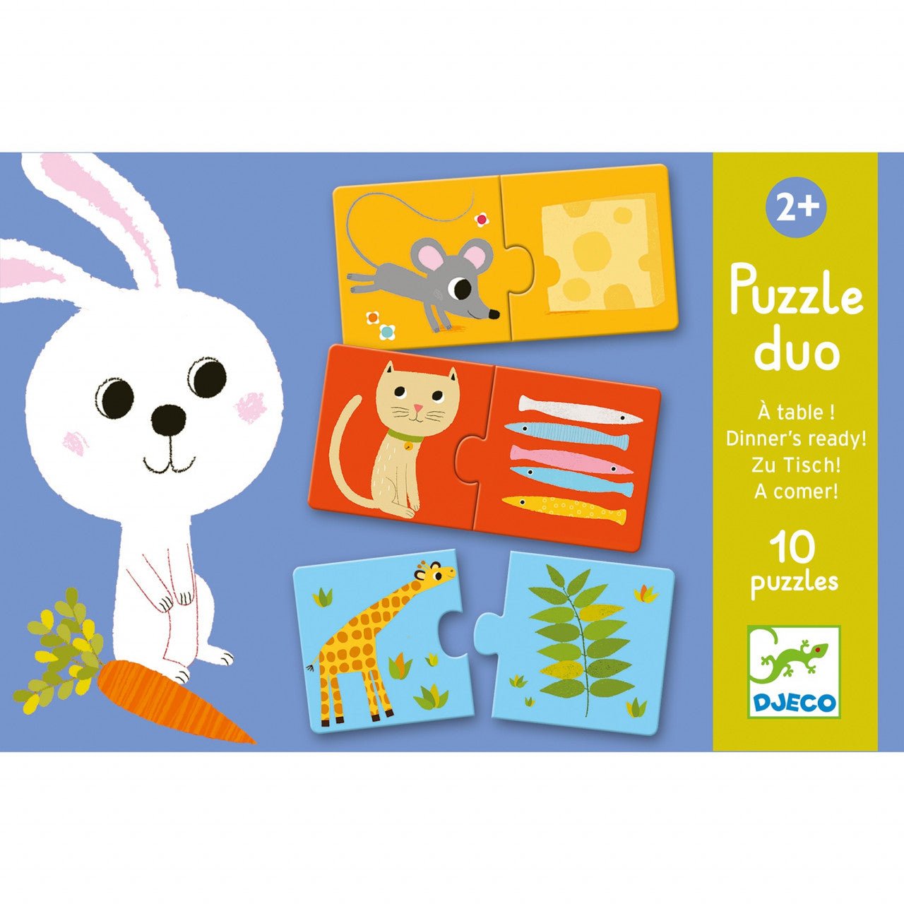 Puzzle - Puzzle duo La masa, 20 piese, 2+ ani | Djeco - 4
