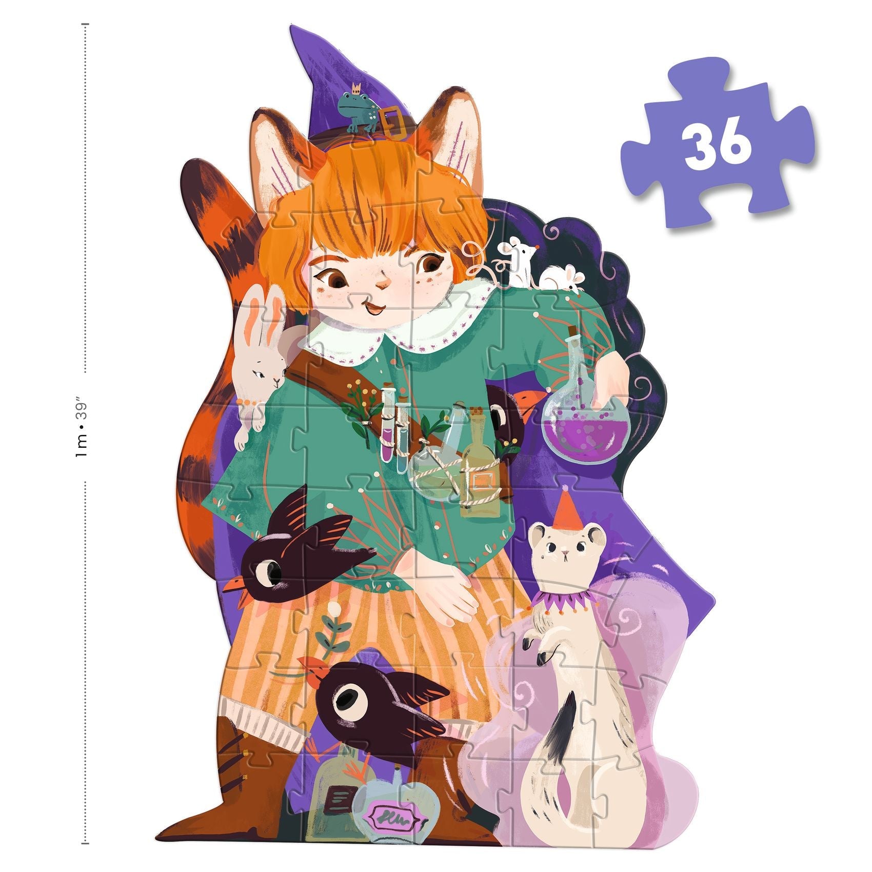 Puzzle - Puzzle gigant Magicianul Pio | Djeco - 3