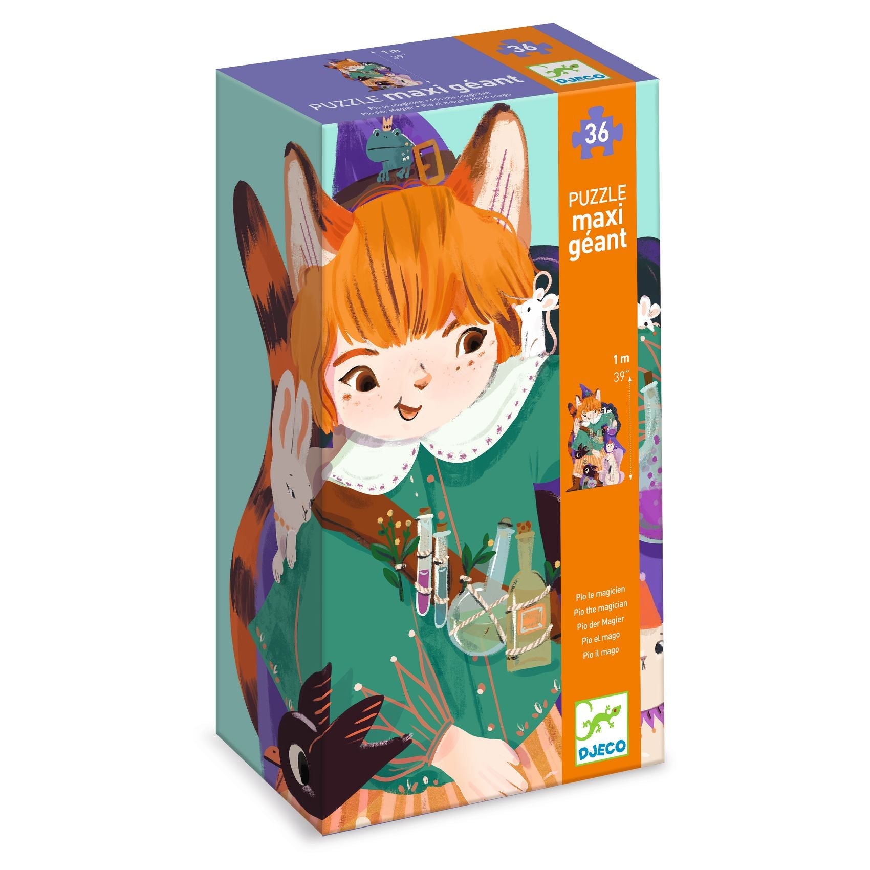 Puzzle - Puzzle gigant Magicianul Pio | Djeco - 1