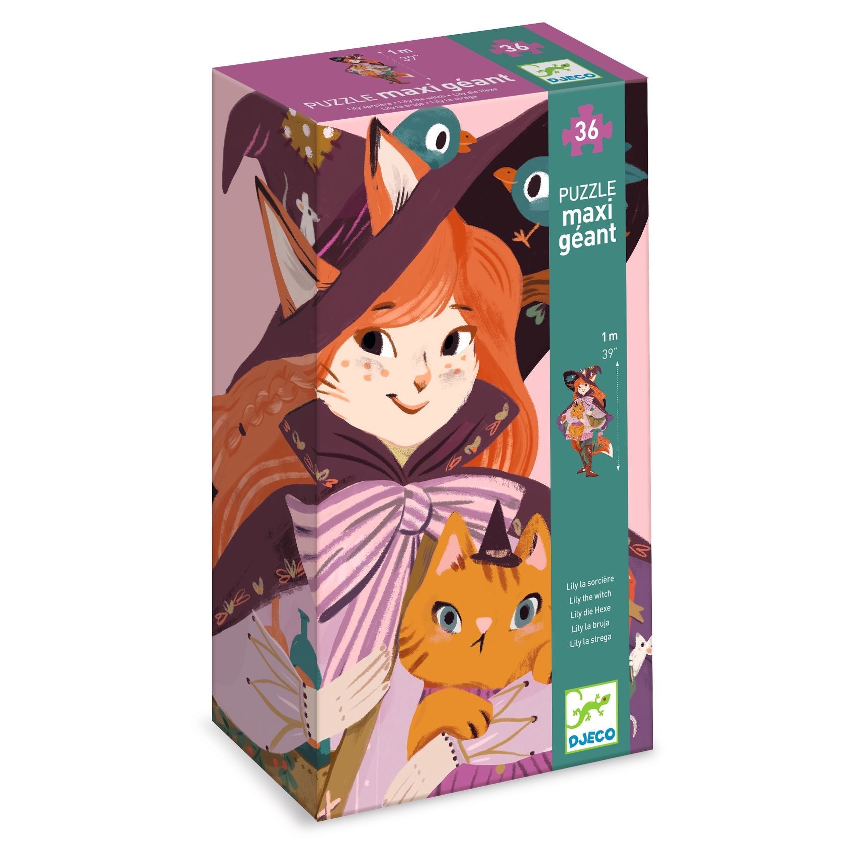 Puzzle - Puzzle gigant Vrăjitoarea Lily | Djeco - 1