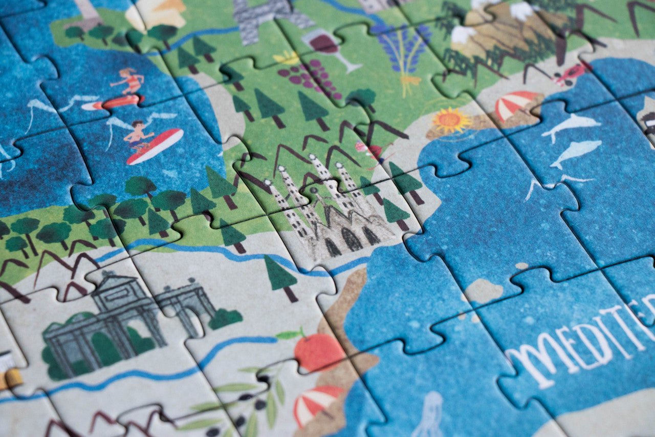Puzzle pentru copii "Descoperă Europa" | Londji - Londji - EmmaSiLuna.ro