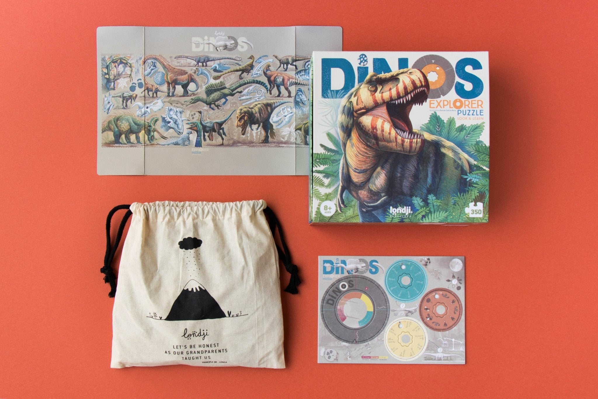 Puzzle - Puzzle pentru copii "Dino Explorer" | Londji - 3
