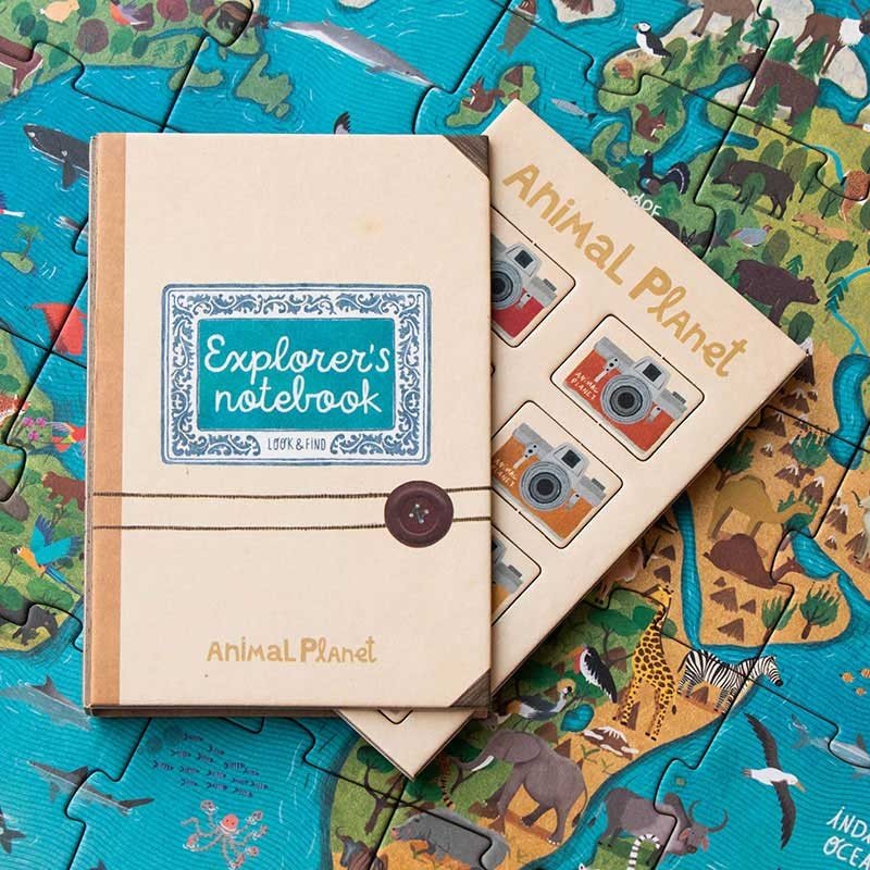 Puzzle pentru copii "Planeta animalelor" | Londji - Londji - EmmaSiLuna.ro