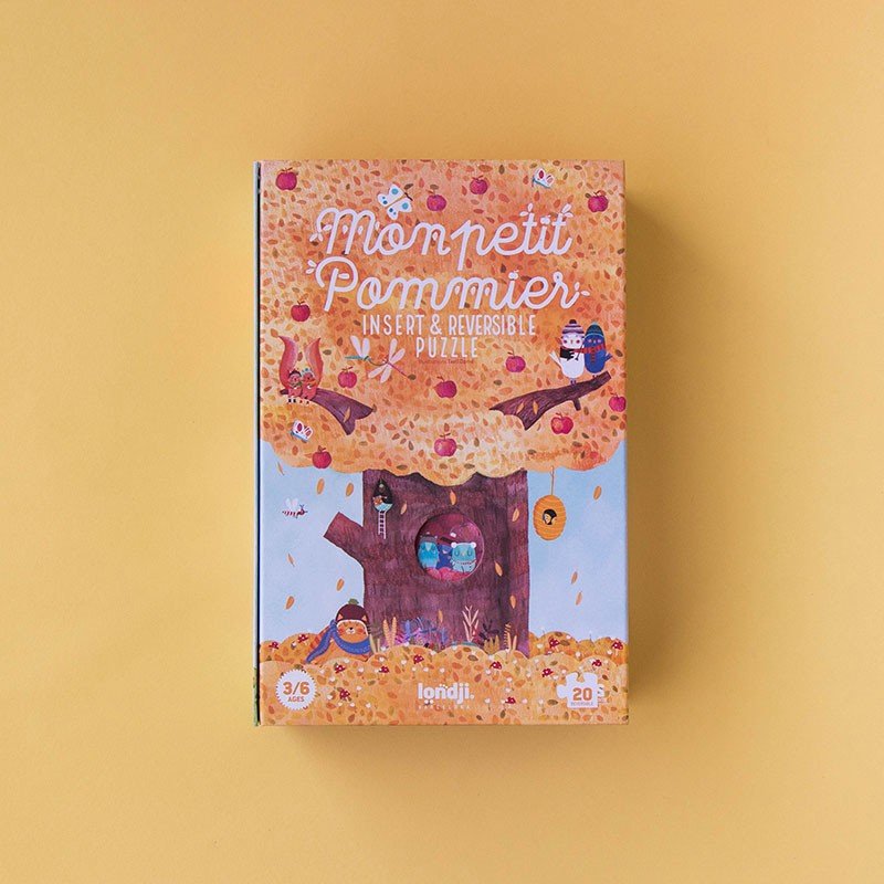 Puzzle reversibil pentru copii "Copacul meu iubit" | Londji - Londji - EmmaSiLuna.ro